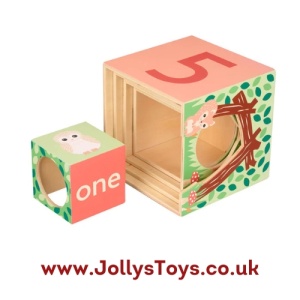 Woodland Animal Stacking & Nesting Cubes